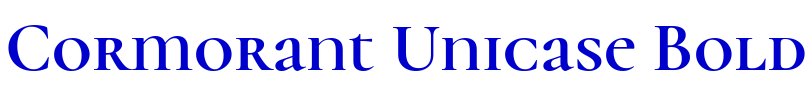 Cormorant Unicase Bold الخط